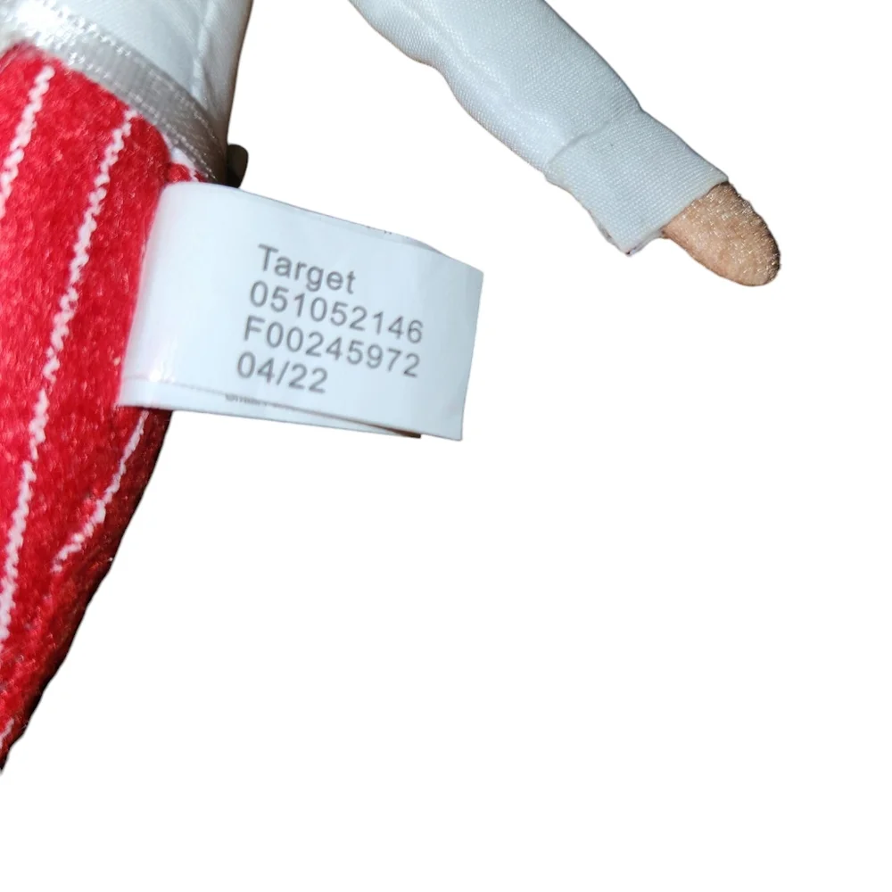 Target Santa Claus Plush ornament with apron and gingerbread 2022